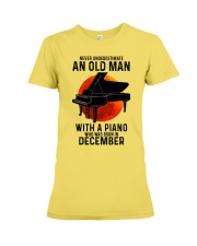 12 piano never old man Premium Fit Ladies Tee tile