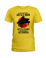 12 piano never old man Ladies T-Shirt tile