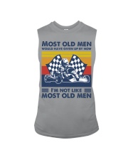 most old men kart racing Sleeveless Tee tile