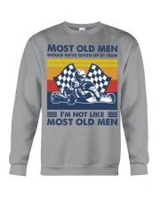 most old men kart racing Crewneck Sweatshirt tile