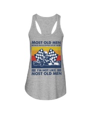 most old men kart racing Ladies Flowy Tank tile