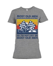 most old men kart racing Premium Fit Ladies Tee tile
