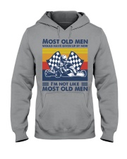 most old men kart racing Hooded Sweatshirt tile