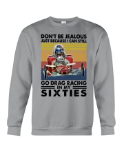 don't be jealous drag racing Crewneck Sweatshirt tile