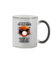 02 drum set olm yl Color Changing Mug tile