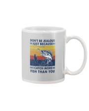 DON'T BE JEALOUS FISHING Mug tile