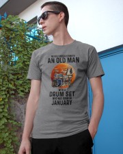 01 drumset old man Classic T-Shirt apparel-classic-tshirt-lifestyle-17