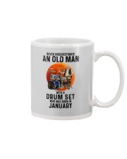 01 drumset old man Mug tile