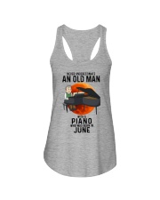 06 piano old mannn never Ladies Flowy Tank tile