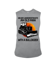 bulldozer never old man Sleeveless Tee tile