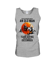 12 Team roping old man Unisex Tank tile