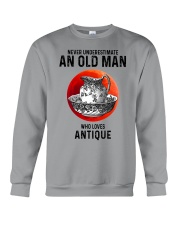 antique old man Crewneck Sweatshirt tile