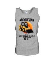 04 Skid-steer loader old man color Unisex Tank tile