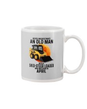 04 Skid-steer loader old man color Mug tile