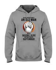 09 baseball old man Hooded Sweatshirt tile