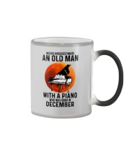 12 piano never old man Color Changing Mug tile