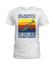 Trumpet Plan Ladies T-Shirt tile