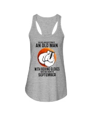 09 boxing old man Ladies Flowy Tank tile