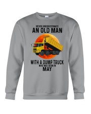 05 dump truck old man color Crewneck Sweatshirt tile