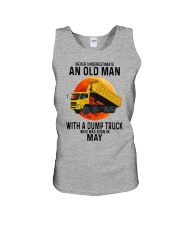 05 dump truck old man color Unisex Tank tile