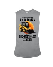 08 Skid-steer loader old man color Sleeveless Tee tile