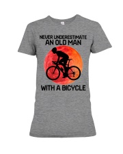 09 hat cycling old man Premium Fit Ladies Tee tile