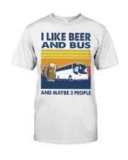 Bus I Like Beer Classic T-Shirt front