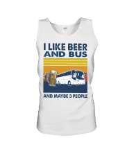 Bus I Like Beer Unisex Tank tile