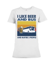 Bus I Like Beer Premium Fit Ladies Tee tile