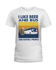 Bus I Like Beer Ladies T-Shirt tile