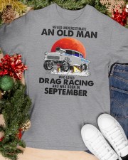 never drag racing-9 Classic T-Shirt apparel-classic-tshirt-lifestyle-front-82
