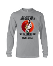 11 saxophone old man never Long Sleeve Tee tile