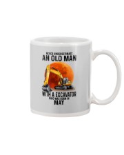 05 excavator old man color Mug tile