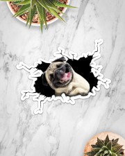 Pug Sticker - Single (Horizontal) aos-sticker-single-horizontal-lifestyle-front-06