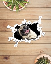 Pug Sticker - Single (Horizontal) aos-sticker-single-horizontal-lifestyle-front-07