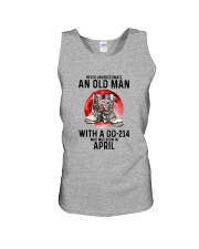 4 DD-214 old man Unisex Tank tile