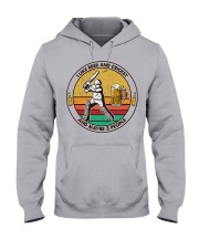 i like beer cricket Hooded Sweatshirt front