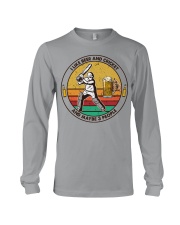 i like beer cricket Long Sleeve Tee tile