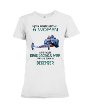 12 drag racing funny Premium Fit Ladies Tee tile