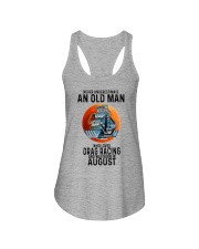 drag racing old man never 08 Ladies Flowy Tank tile