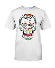 Cycling Day of dead Classic T-Shirt front