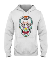 Cycling Day of dead Hooded Sweatshirt tile