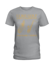 I LIKE golf saxophone Ladies T-Shirt tile