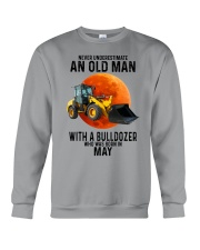 05 bulldozer old man color Crewneck Sweatshirt tile