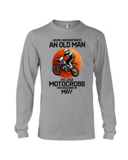5 motocross old man Long Sleeve Tee tile