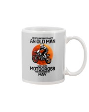 5 motocross old man Mug tile