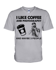 likeCoffee-Photography V-Neck T-Shirt tile