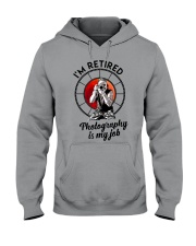 Photography job Hooded Sweatshirt tile