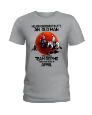 4 team roping never Ladies T-Shirt tile