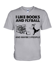 likebook-flyball V-Neck T-Shirt tile